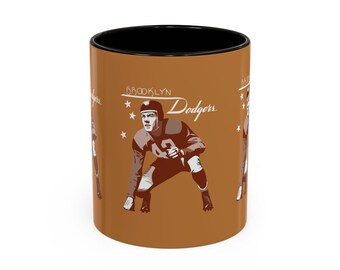 Brooklyn Dodgers Football - Colorful Mugs, 11oz