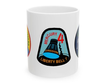 NASA Mercury Program - Flight Patch - Ceramic Mug 11oz