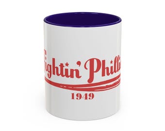1949 Philadelphia Baseball Fighting Phillies - Colorful Mugs, 11oz