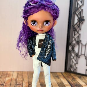 Custom doll Blythe OOAK  natural hair tress
