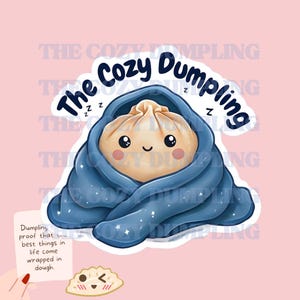 The Cozy Dumpling Digital Art / Gnocco in una coperta, divertente commedia culinaria
