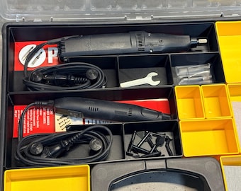 Niestandardowe wkładki na narzędzia do organizera Stanley Professional | Pasuje do dłut i szlifierek MicroMark MicroLux | Precyzyjny pojemnik do przechowywania narzędzi