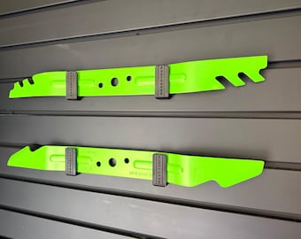 EGO Mower Blade Hooks for Slatwall | Snap-In Set for 2 Blades, No Drilling | Fits Select Cut LM2130 LM2142 LM2150 | High Temp ABS Garage
