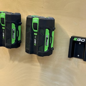 Battery Mounts for EGO 56V Packs - Secure Flat Wall Mount Storage