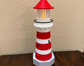 Latarnia morska LED, centralny element stołu