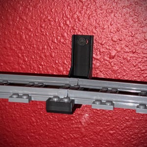 Brick Train Track Wall Bracket - (LEGO Compatible)