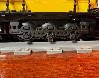 Boki silnika pociągu z klocków (zestaw 4 sztuk) – (kompatybilne z LEGO Motor)