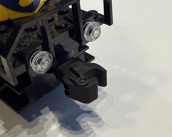 Ulepszony łącznik przegubowy do pociągu z klocków – para – (kompatybilny z LEGO)