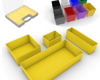 Custom Organizer Bins for Storehouse 20-Bin Medium Portable Parts Storage Case (Harbor Freight)