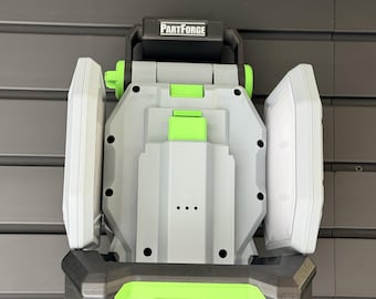 EGO LT1000 Area Light Mount for Gladiator GearWall & GearTrack | Snap-In Bracket, No Drilling | Portable Work Light Holder | High Temp ABS