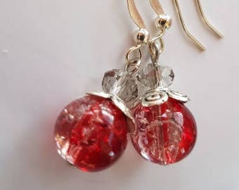 Beautiful Bright Red Earrings