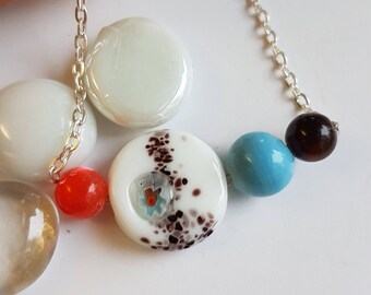 Colorful Glass bead Necklace