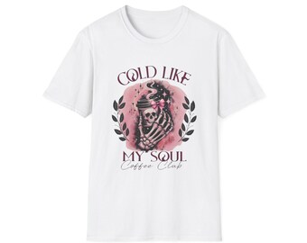 Spooky Iced Coffee T-Shirt: Funny Halloween Graphic Tee