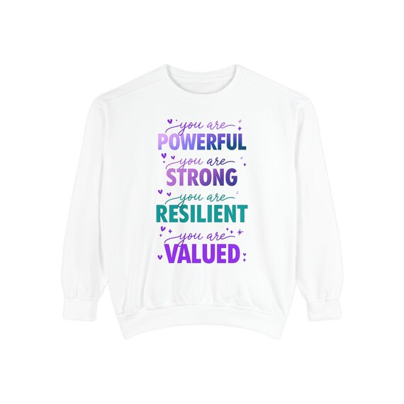 Relaxed Fit Sweatshirt: Unisex Garment-Dyed Cotton Blend (Medium Weight)
