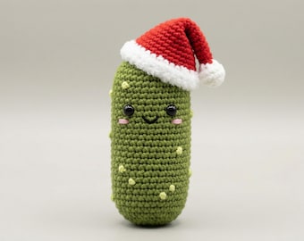 Crochet Pickle Fidget Keychain Pattern – Valentine's Day Gift (DIY Digital Download)