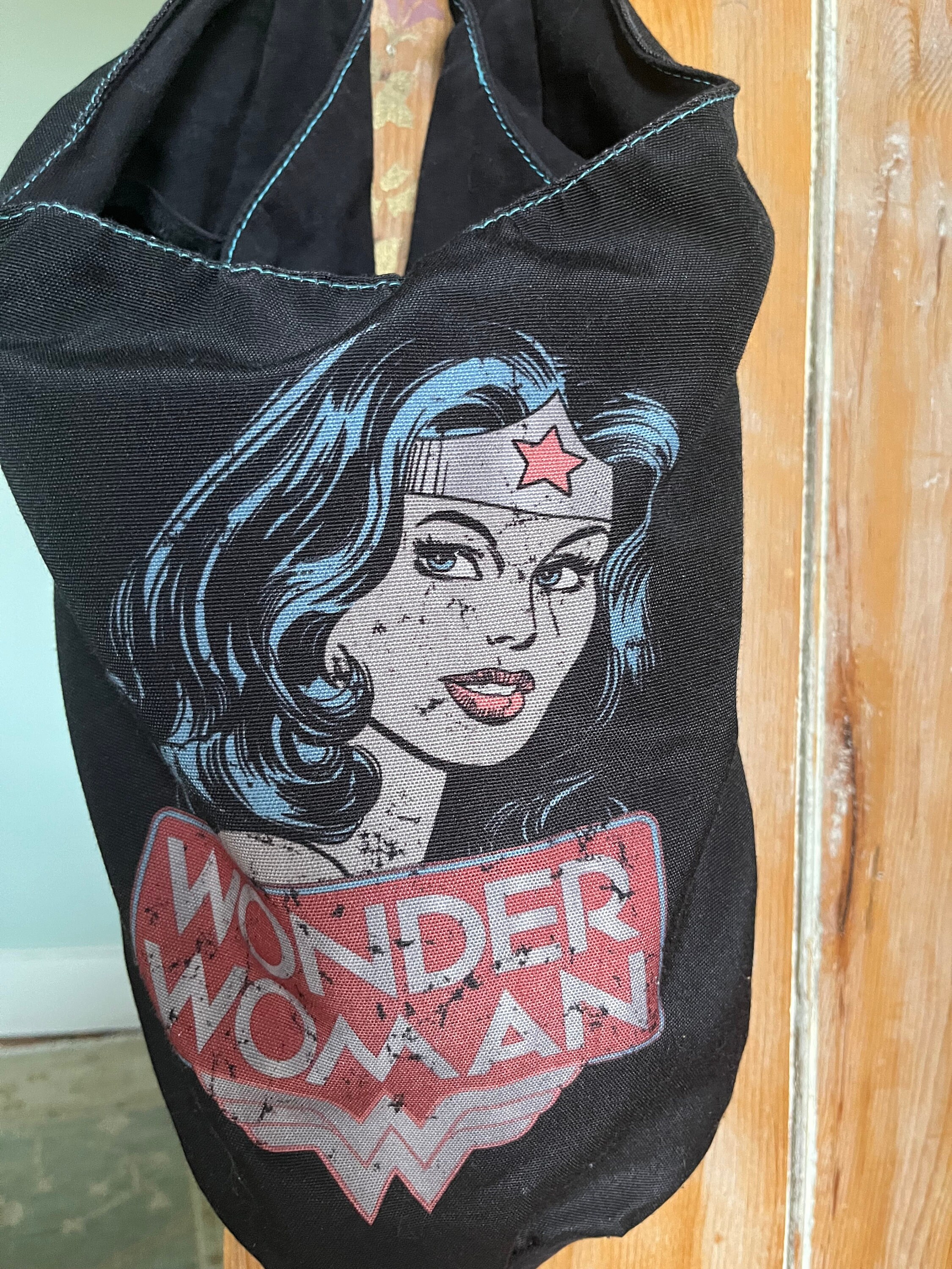 Vintage Wonder Woman Canvas Shoulder Bag Rare DC Comic Female Superhero Bag Etsy