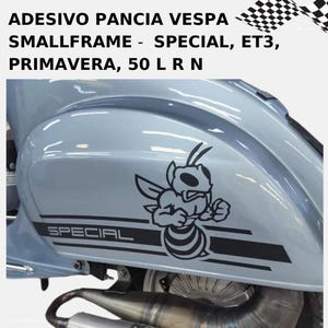 SPECIAL STICKER vespa piaggio personalized SMALLFRAME 50 special r l n 125 primavera vespa et3 custom adhesives decals emblems vynil