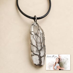 Tree Wire Pendant Necklace, hero view, photo 1.