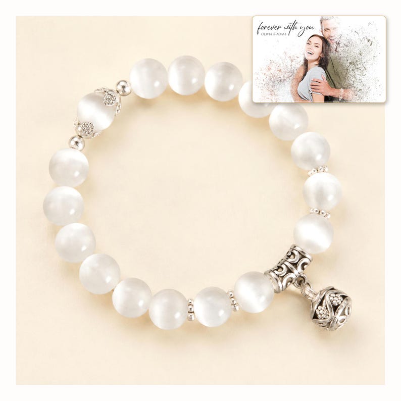 Round Bead Charm Bracelet, catalog view, photo 2.