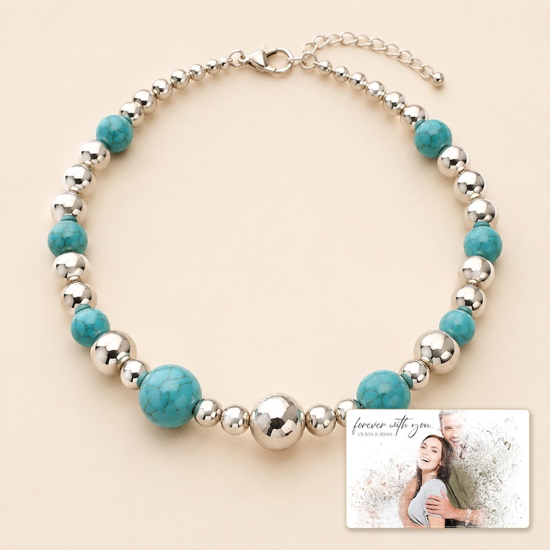Turquoise Tone Bead Jewelry, hero view, photo 1.