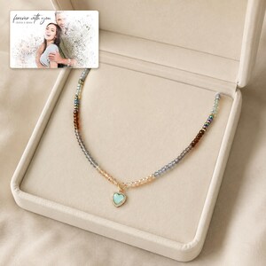 Heart Bead Necklace, gift box view, photo 4.