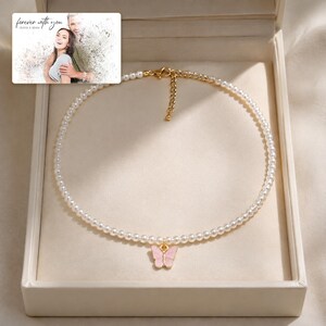 Butterfly Bead Choker, gift box view, photo 4.