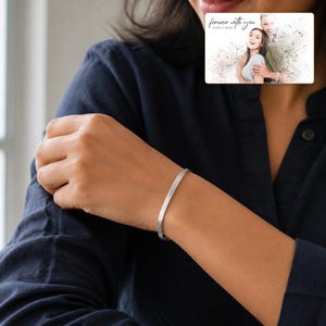Silken Line 925 Snake Bracelet worn by an adult model for realistic scale and everyday styling.