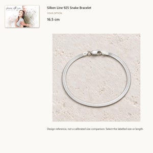 16.5 cm. 925 Sterling Silver Herringbone Bracelet. A personalized digital greeting card is shown. Select the pictured option when ordering.