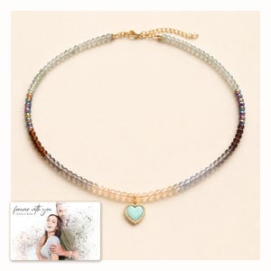 Heart Bead Necklace, catalog view, photo 2.
