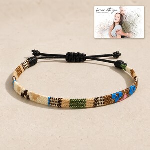 Rainbow Loom Boho Anklet photographed in warm natural window light in an elegant home setting.