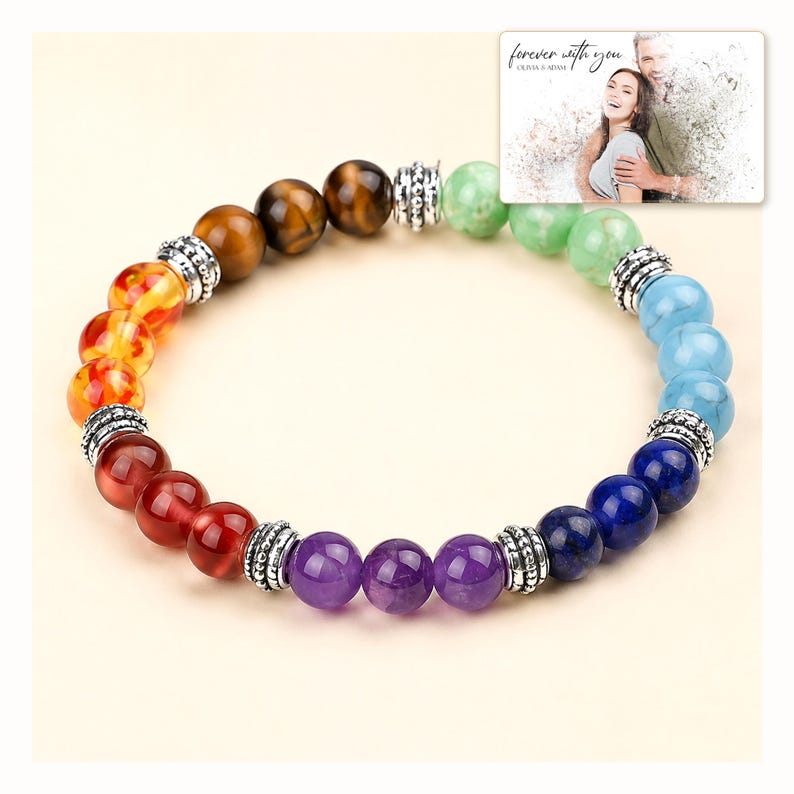 Rainbow Bead Bracelet, catalog view, photo 2.