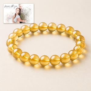 Sunny Faceted Bead Bracelet shown as the main Etsy hero photograph with a clear view of the complete design.