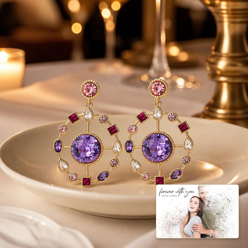 Prism Garden Sparkle Drops styled for an elegant evening look with the product remaining the clear focal point.