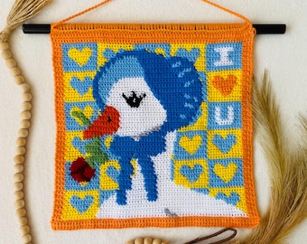 Vintage Goose Tapestry Crochet Pattern | Digital Download | PDF