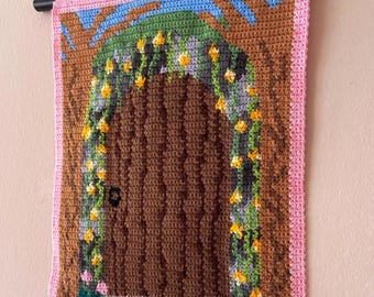 Enchanted Forest Tapestry Crochet Pattern | Whimsical Wall Hanging | Digital Download | PDF