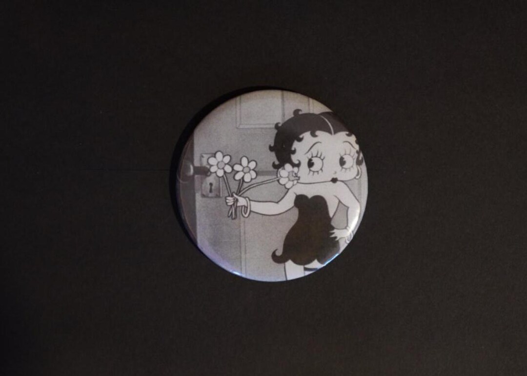 Betty Boop Button Pin – Timeless Hollywood Icon! - Etsy