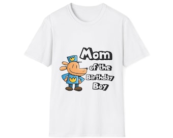 Dog Man Birthday TShirt, Dogman Birthday Tee, Dog Man Personalized, Dogman Mom TShirt, Dog Man Dad TShirt