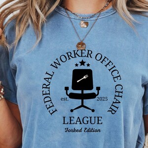 Support Federal Worker T-Shirt | Unisex Funny Federal Employee Tee | Gift for Federal Worker Shirt |Resist the Fork |Hold the Line Political