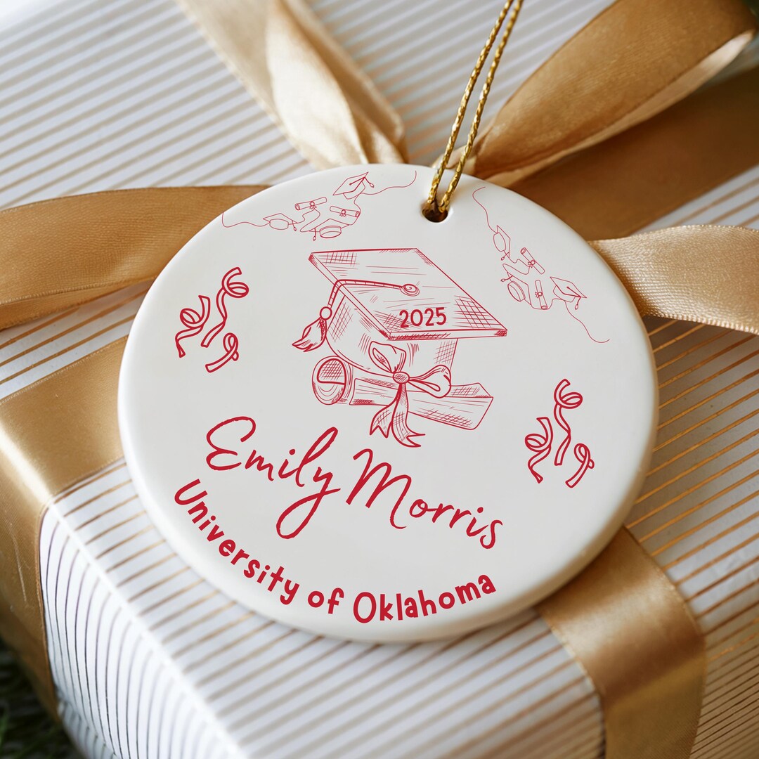 Class of 2026 Graduation Ornament, Personalized College Graduate Gift ...