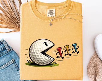 Funny Golf PNG, Retro Golf Ball Chasing Tees Design, Golf Humor Sublimation PNG, Funny Golfer Graphic, Golf Download, Retro Golf Clipart