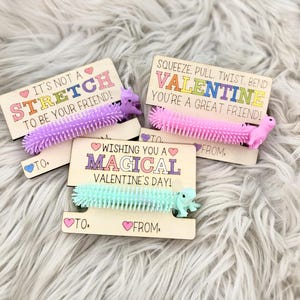 Klasse Valentine, Klasse Partygeschenke, Squishy Stretchy Spielzeug, Valentinstagskarten, Klasse Handouts, Kinder Valentine Geschenke, Kinder Valentines