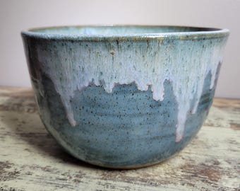 Glazed Serving Bowl: Wheel Thrown Pottery