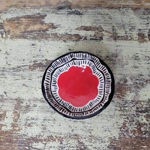 Handmade Small Dish: Hand-Painted Decorative Plate