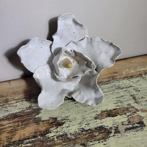 Hand-Built Magnolia Flower: Southern Charm Decor