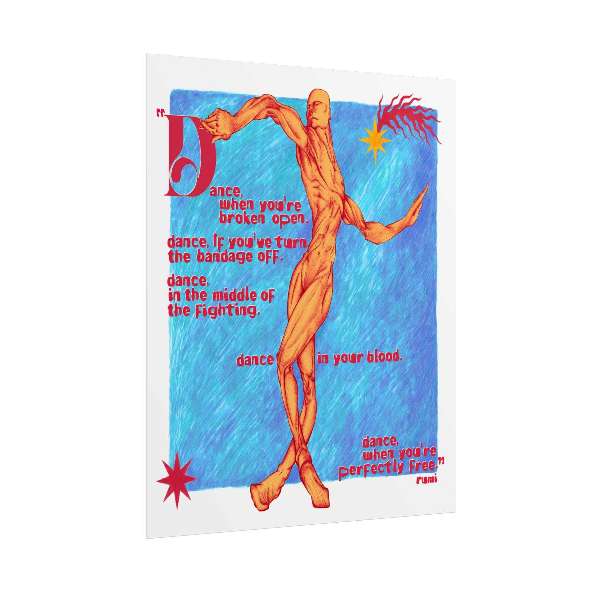 Dance of Rumi Poster Eng - Etsy