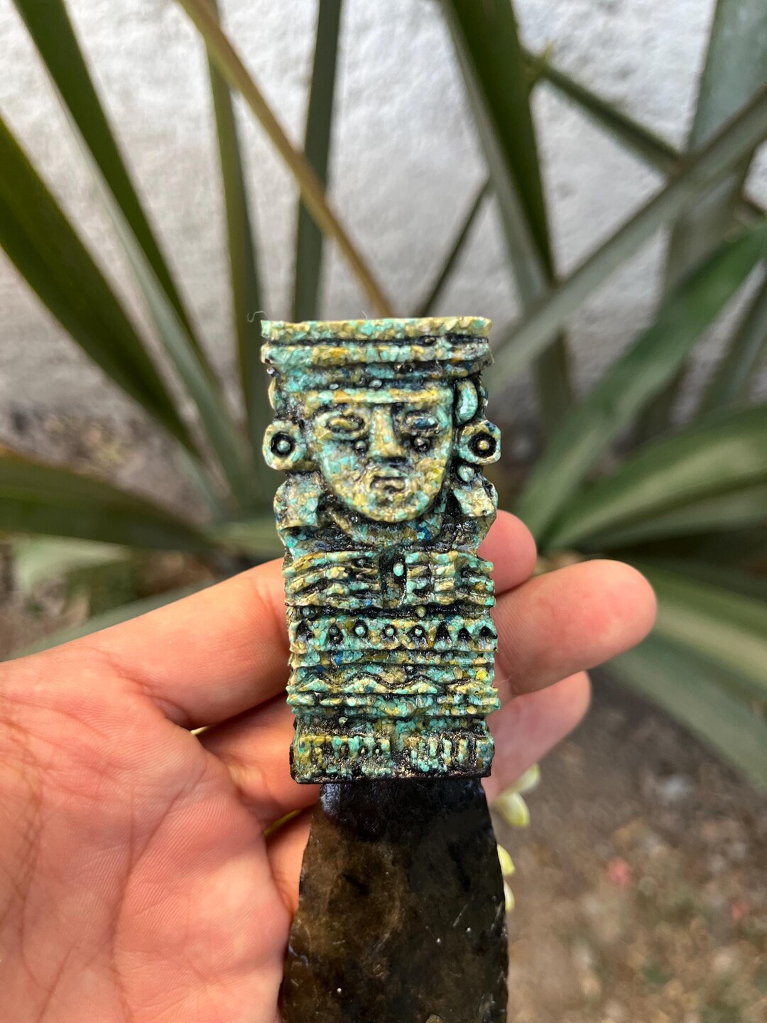 Ceremonial Dagger of the God Tlaloc, Aztec and Teotihuacan, Spiritual ...