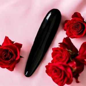 Black Obsidian Crystal Wand - Black Obsidian Crystal - Healing Wand - Massage Wand Mother&#39;s Day Gift Relaxing Gift