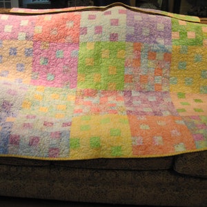 Pastel Patchwork Quilt