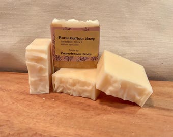 Pure Tallow Soap - No artificial dyes or fragrances