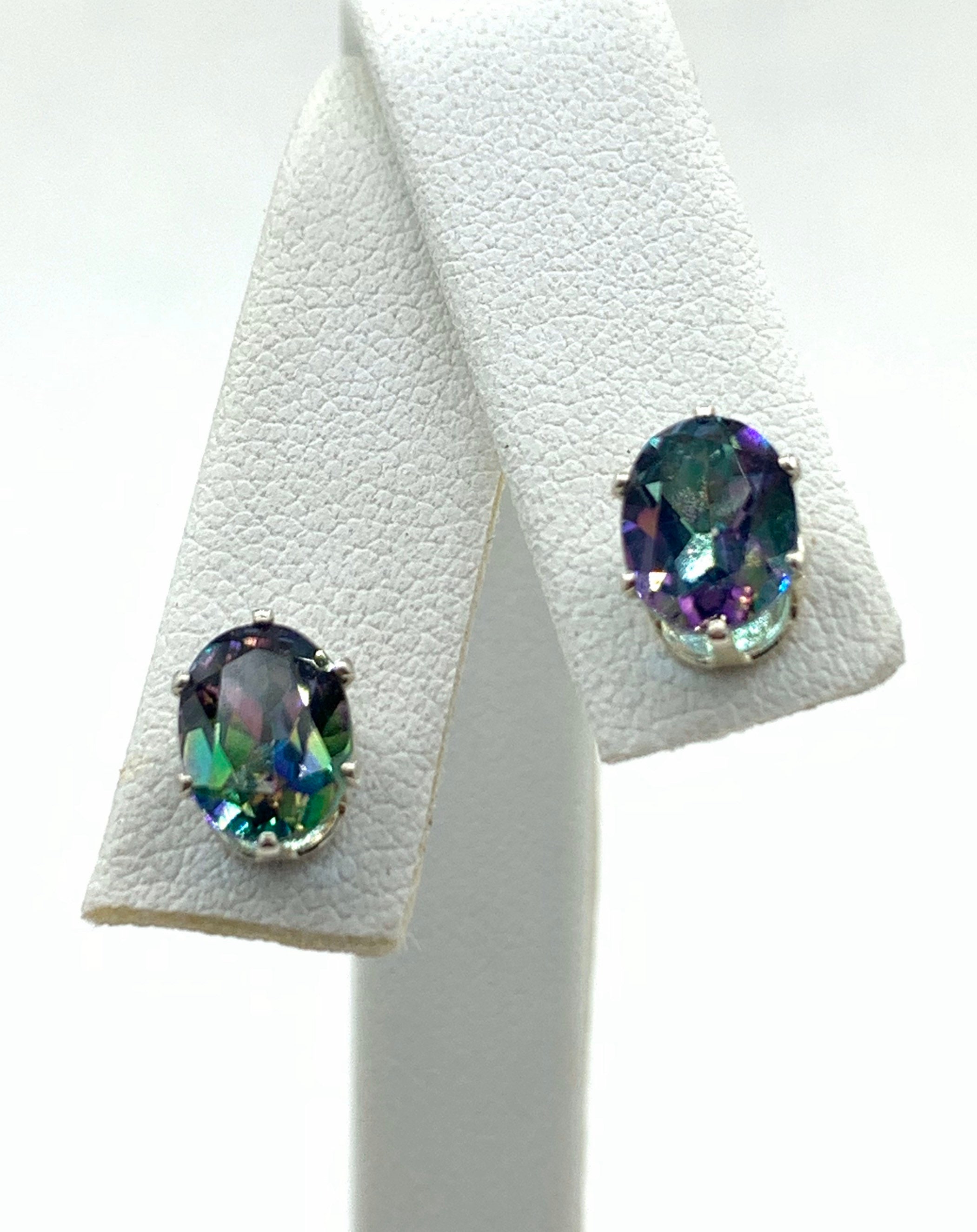 Boucles d'oreilles à tige en argent sterling 925 2 carats RD Boucles d'oreilles à tige en argent sterling 925 2 carats RD